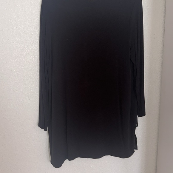 Michael kors, long blouse three-quarter sleeves, sheer lining around by front - Picture 6 of 14